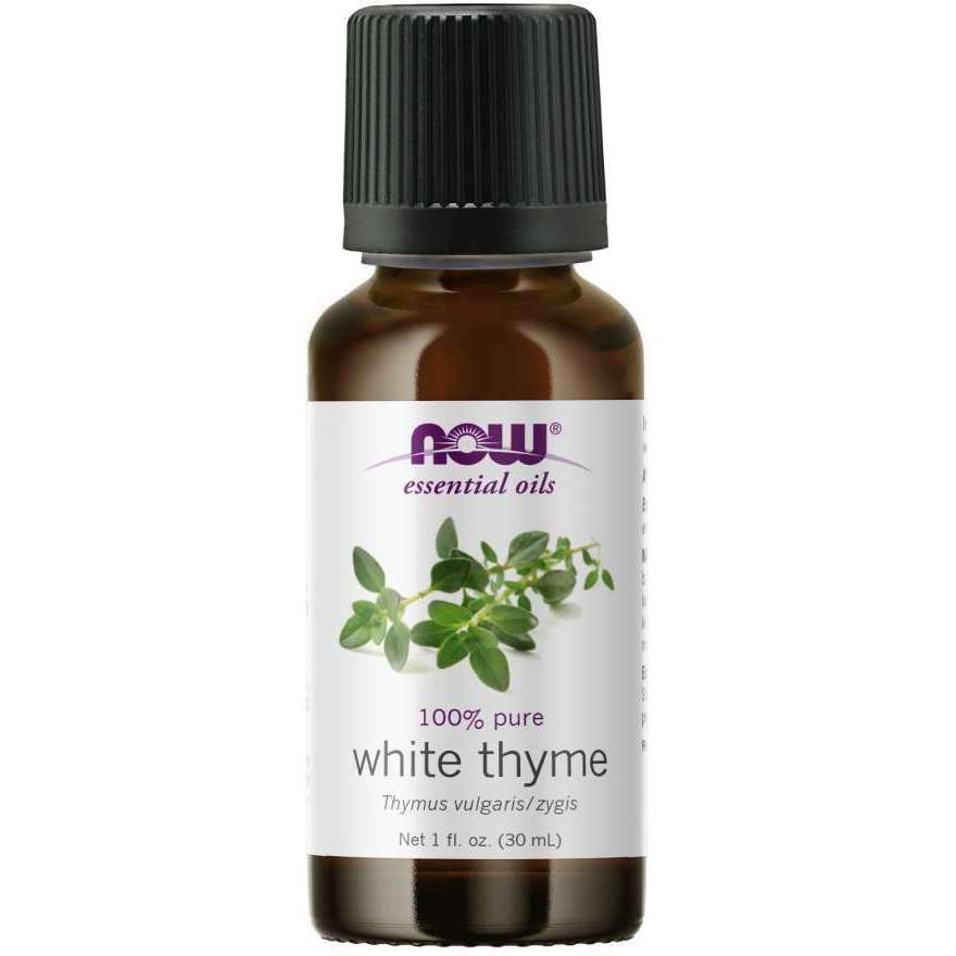 Now White Thyme Essential Oil (Thymus Vulgaris / Zygis), 100% Pure